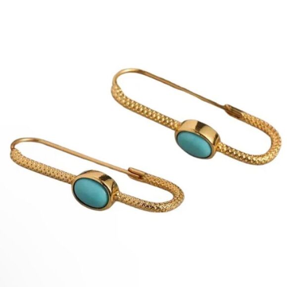 Vintage style hoop earring N509 - Picture 1 of 5